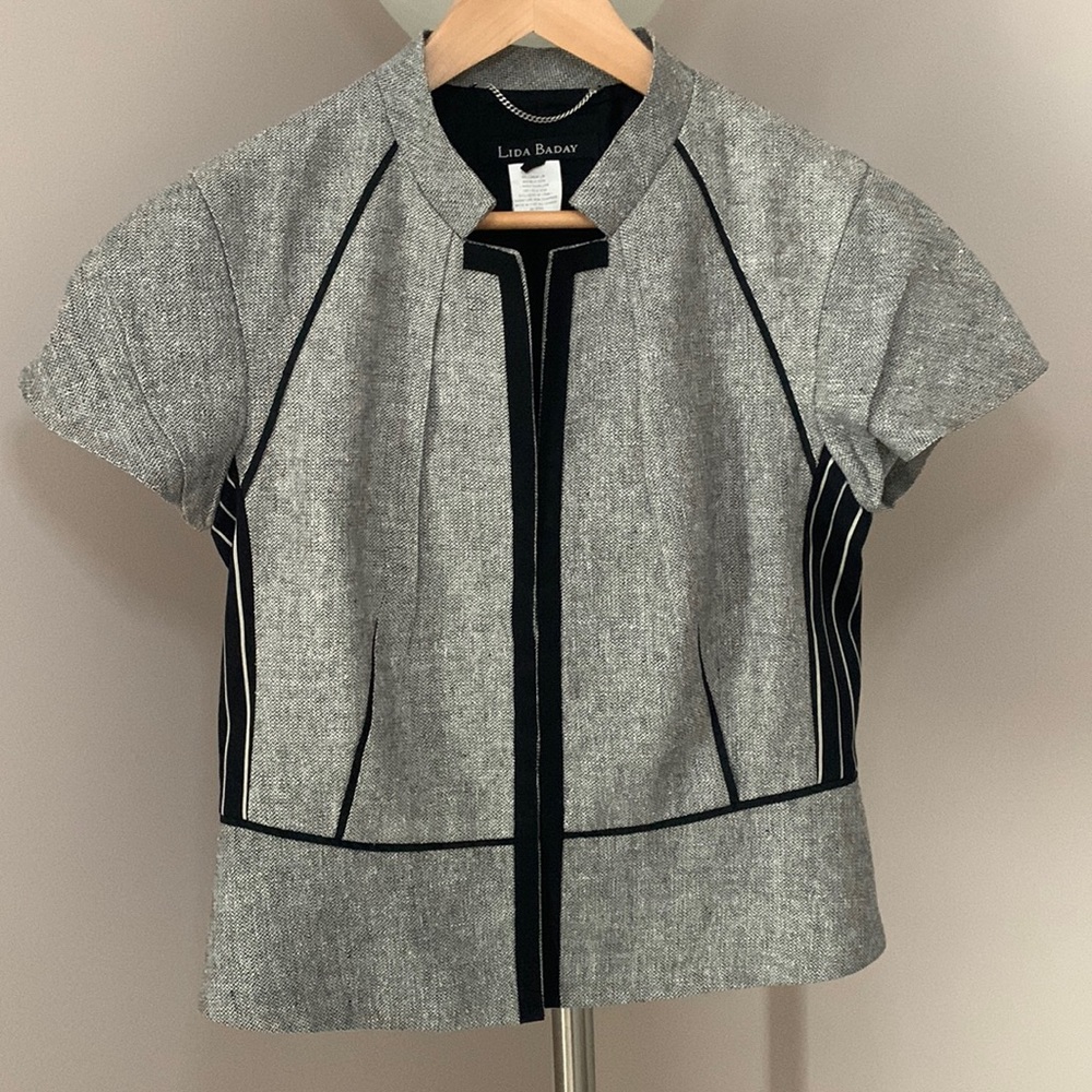 Vintage Designer Lida Baday Women’s Short Sleeve Jacket